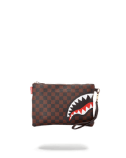 CHECKS IN CAMOFLAUGE CROSSOVER CLUTCH