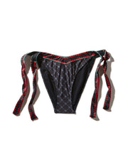 MIDNIGHT MONEY PATTERN BIKINI BOTTOM